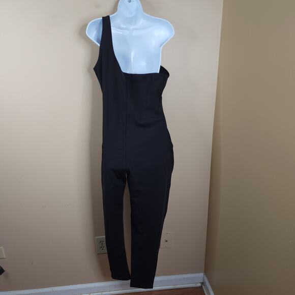 Skims All-In-One One Shoulder Bodysuit Catsuit in Onyx Size 4X - Picture 6 of 8